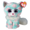 Peluche régulière Opal le chat rose et blanc pastel Beanie Boos de Ty
